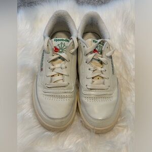 Classic white Reebok sneakers